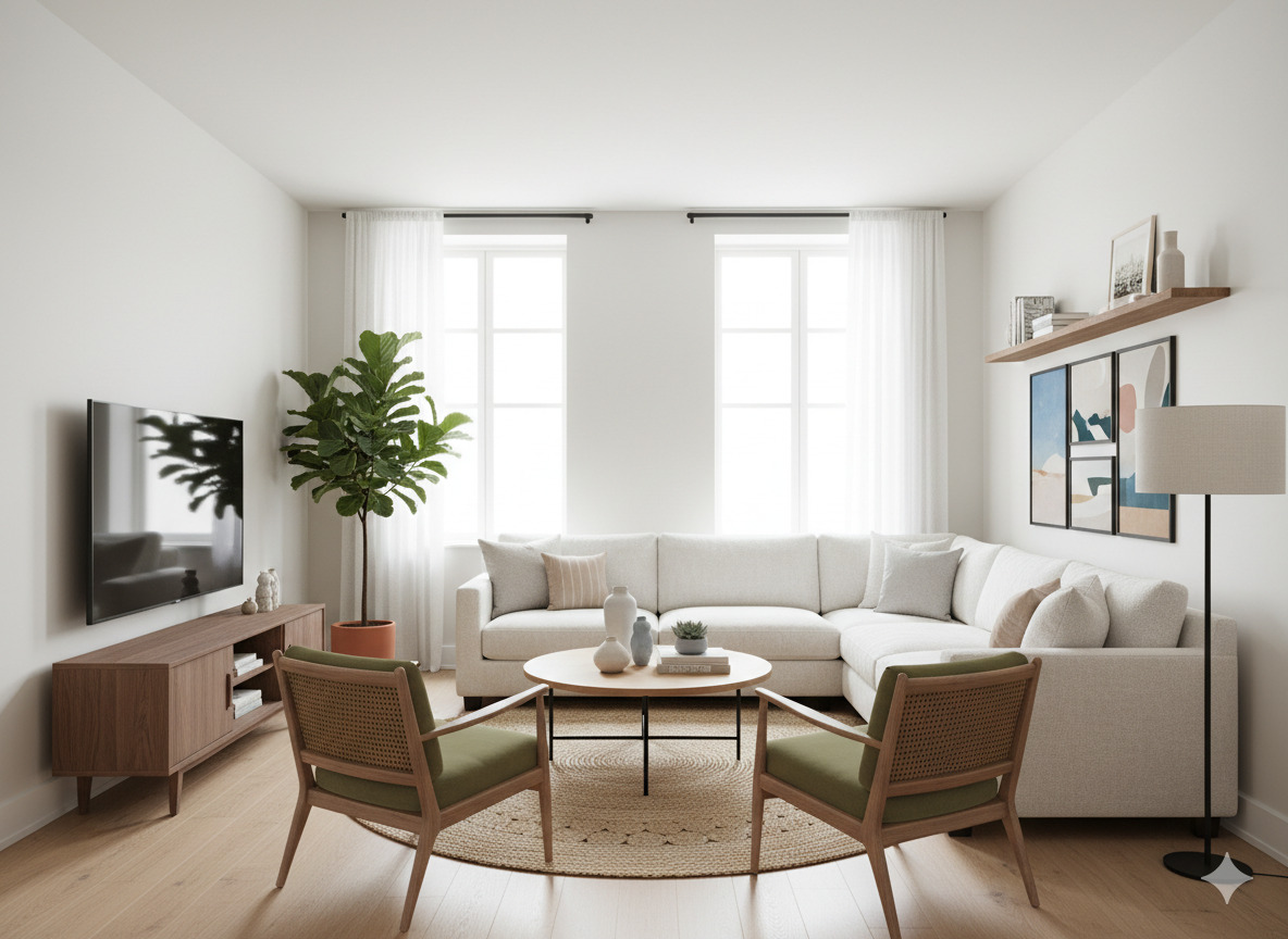 Refreshed space with new accessories